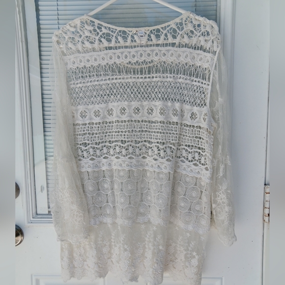 Chico's lace blouse XL - Picture 5 of 5